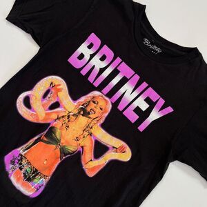 Britney Spears I'm a Slave For You Black T-Shirt, Britney Spears Size Medium 259
